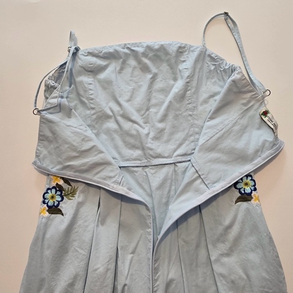 Fanm Mon Sadine Dress Square Neck Sleeveless Size M - Picture 12 of 14